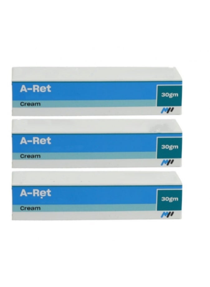 Medpharma A-Ret Cream 30 g (Pack of 3) – Acne Treatment for Clear, Smooth & Youthful Skin - Image 1